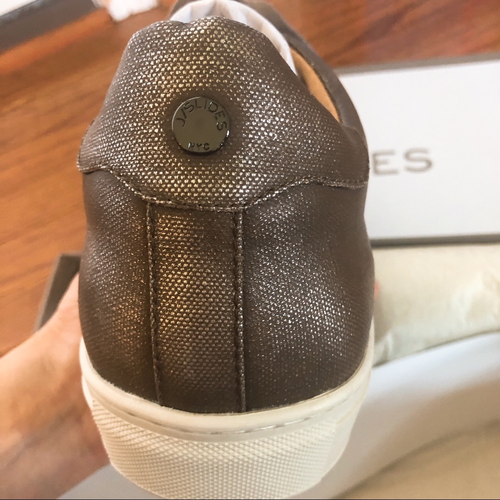 J/Slides Desmond Perforated Leather Sneaker - Picture 7 of 8